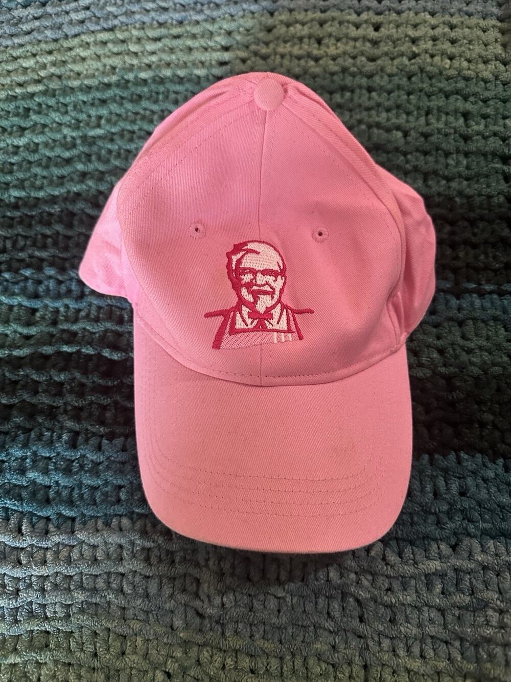CAP AMERICA Adjustable Pink Baseball Cap Colonel Sanders Breast Cancer Awareness